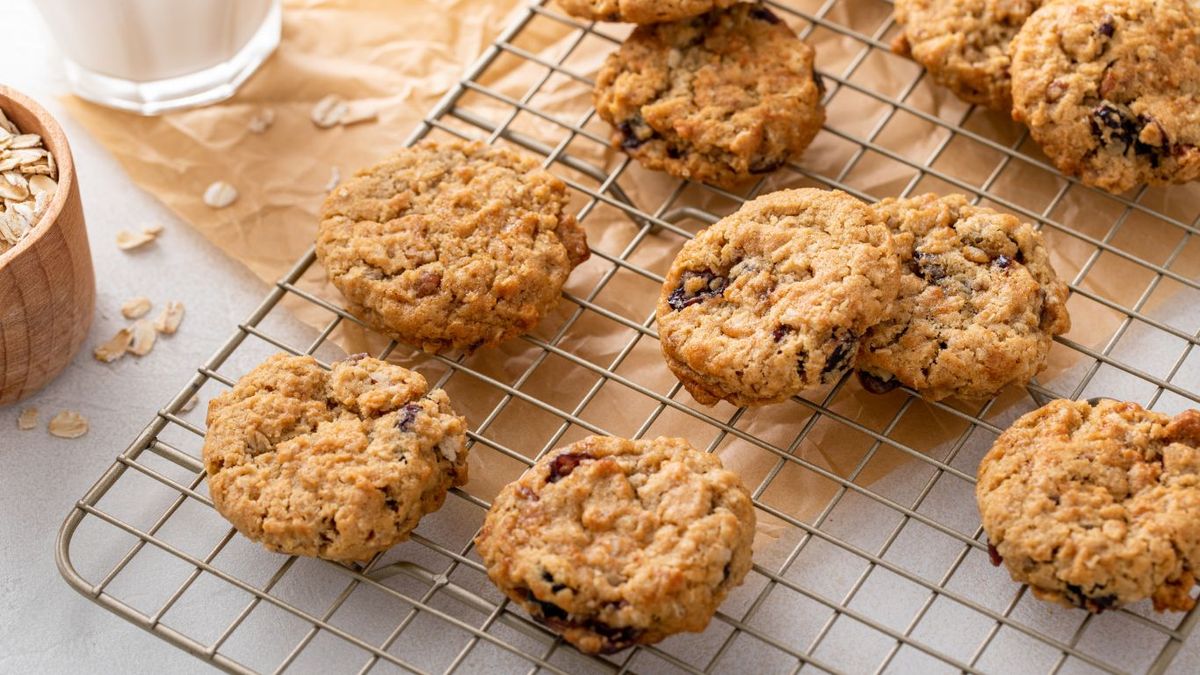 Galletas de avena y plátano