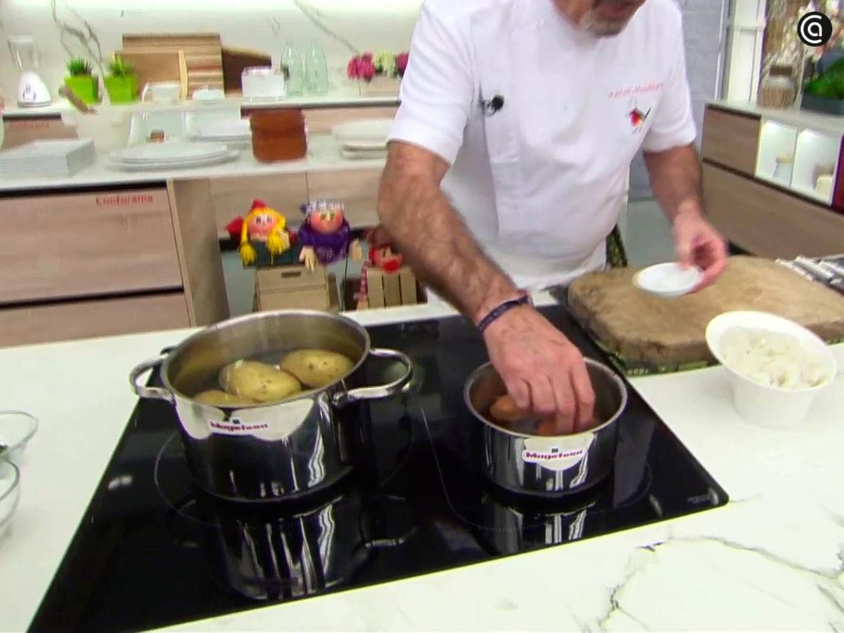 Cuéce las pattas y los huevos