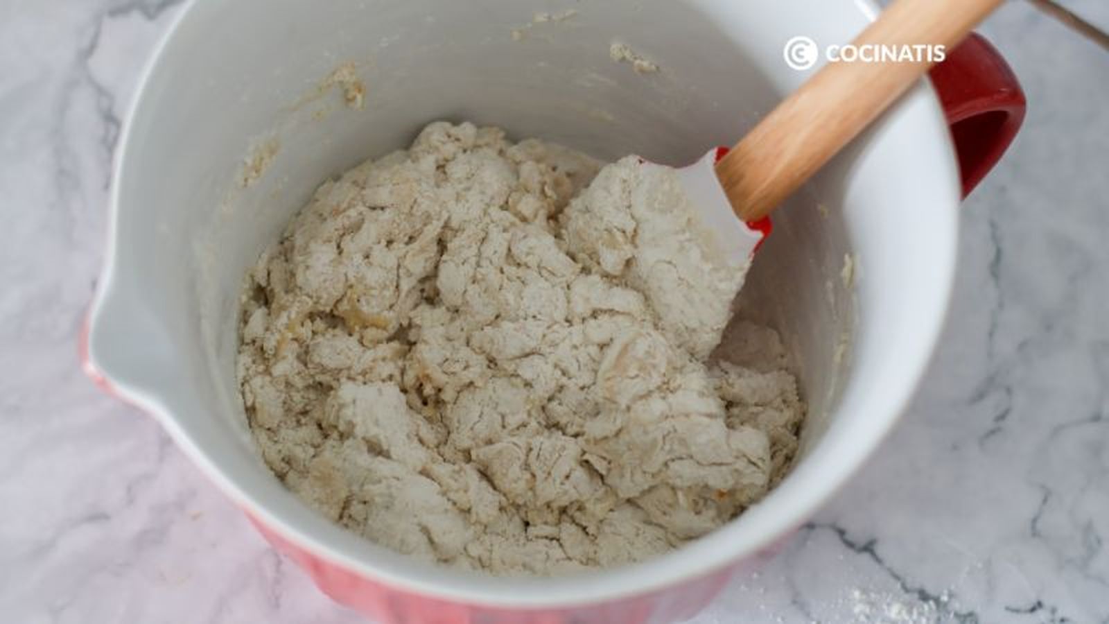 Amasamos el roscón vegano