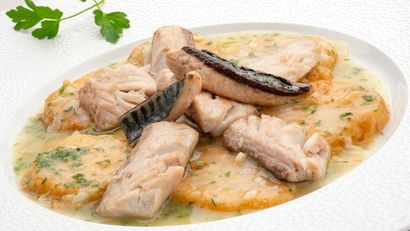 Verdel con patatas a la importancia, receta de Karlos Arguiñano