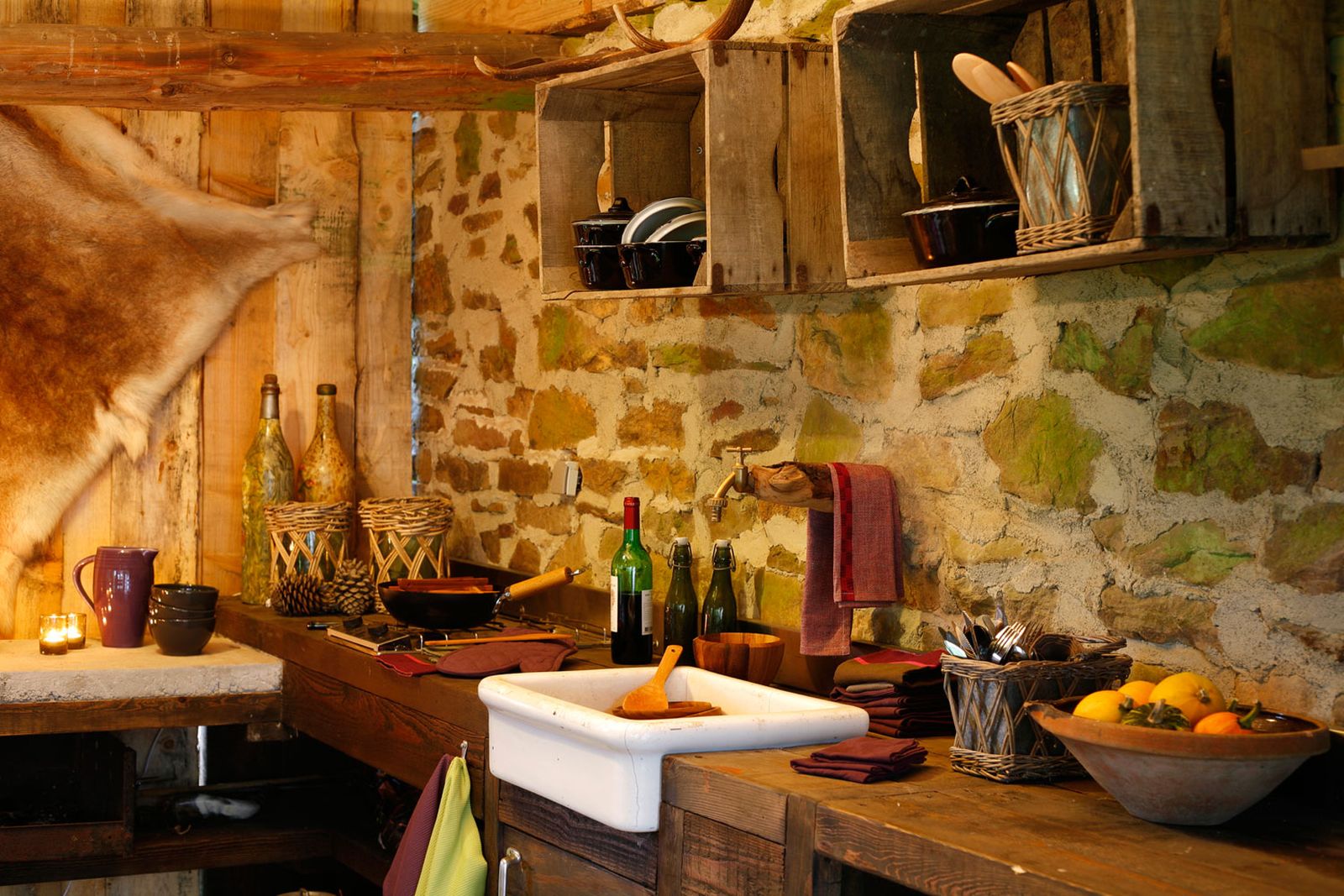 Cocinas de estilo rústico 1