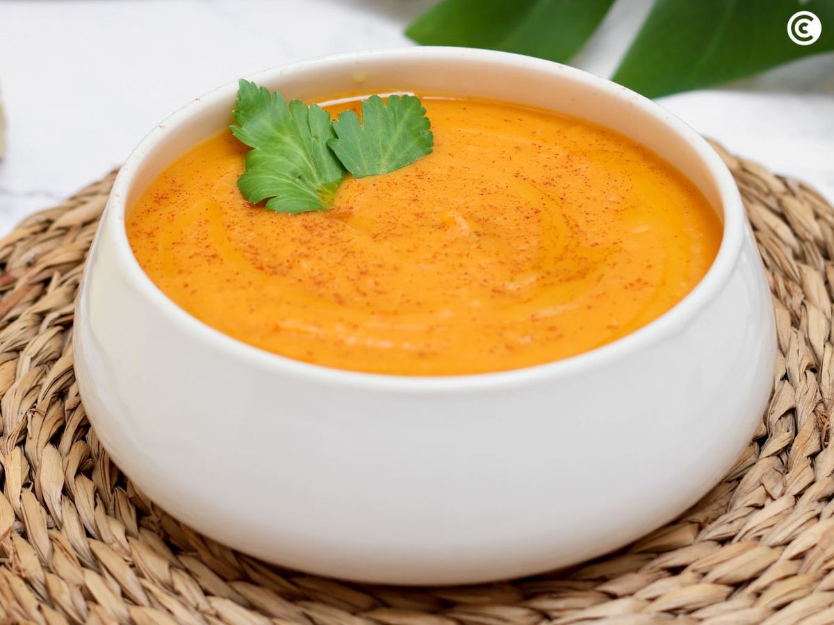 Crema de boniato y zanahoria