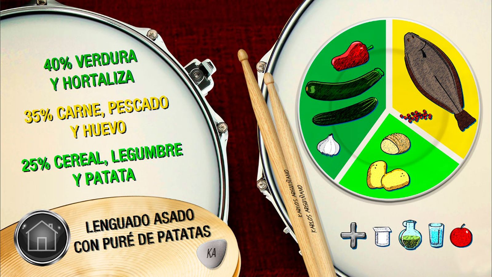 lenguado pure plato