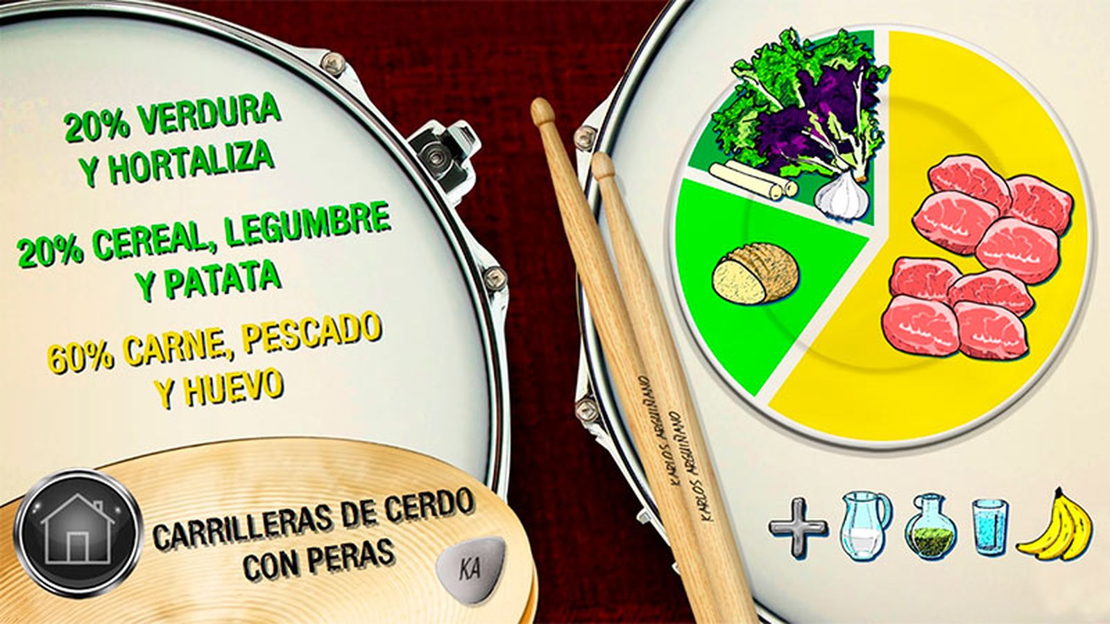 plato del dia carrilleras de cerdo con peras