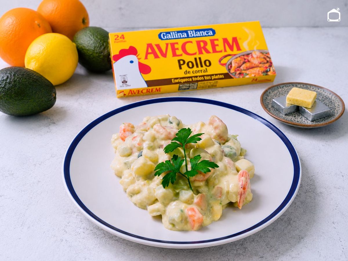 Receta de ensaladilla de gambas
