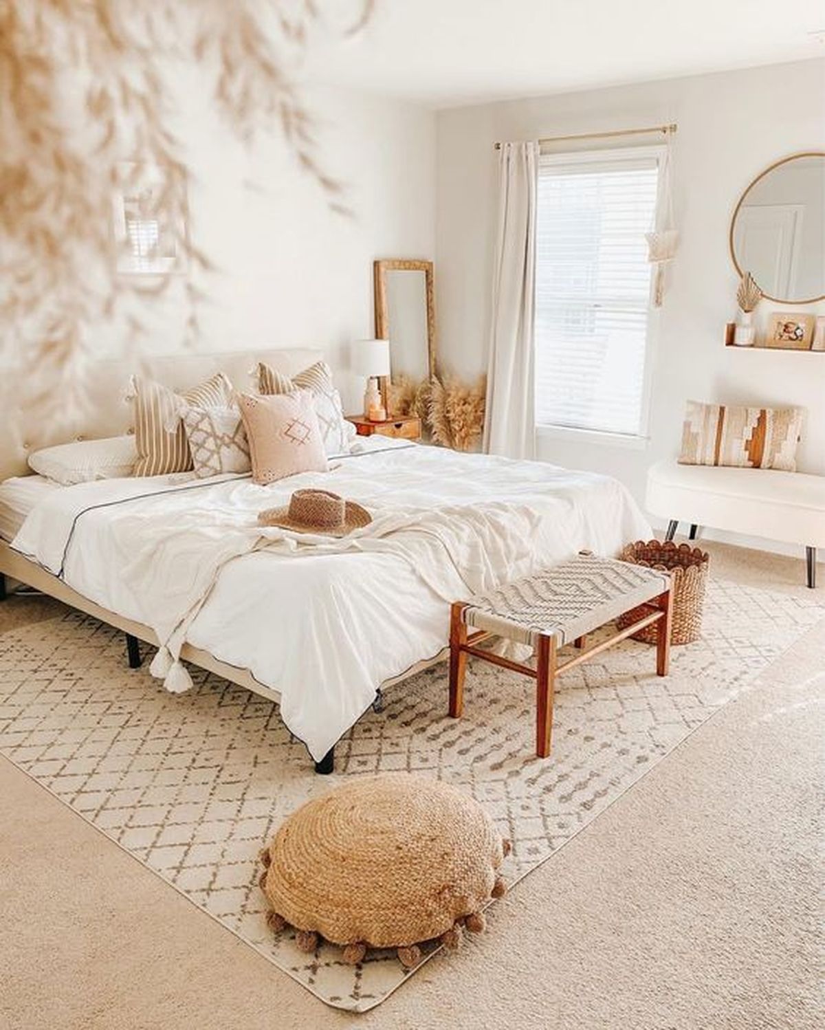 4 dormitorio blanco madera y fibras naturales shoplk