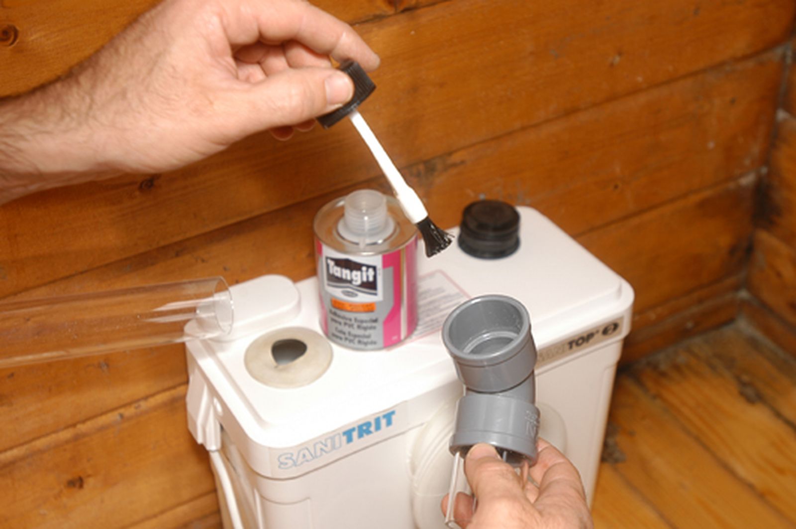 Instalación de inodoro y lavabo paso 4