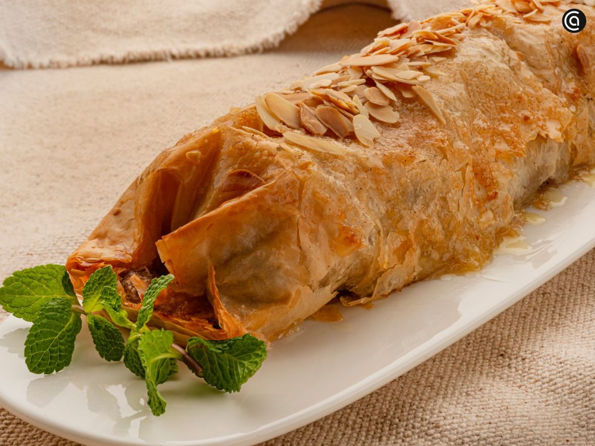 Strudel de pera, receta de Eva Arguiñano