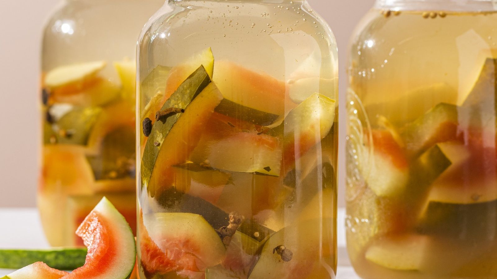 Pickles de cáscara de sandía Pickles de cáscara de sandía