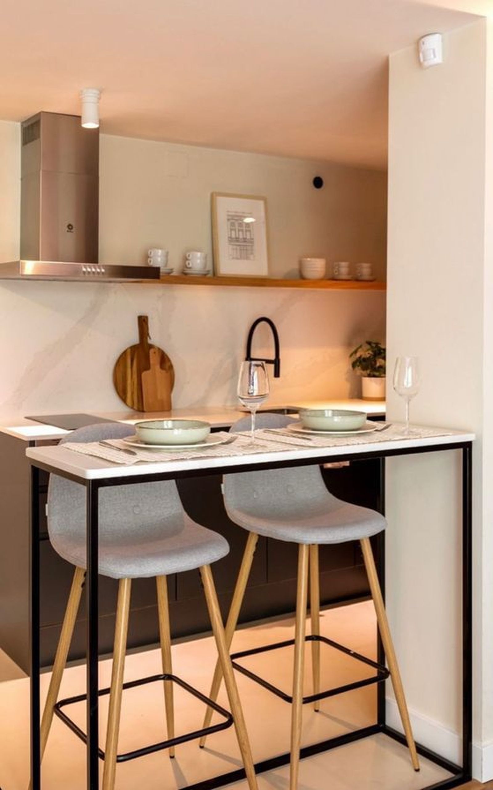 mesa alta cocina