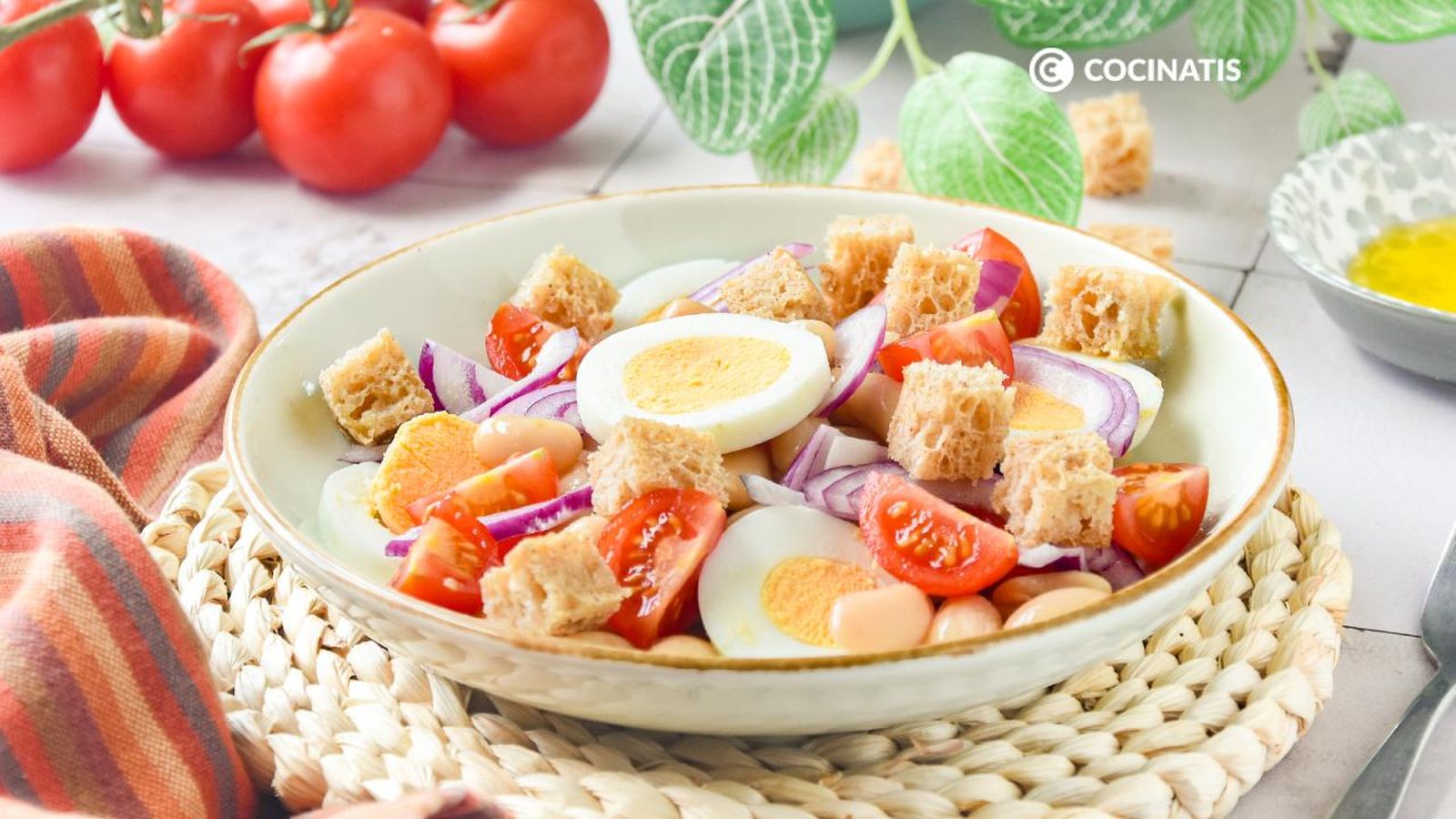 Ensalada de judías blancas