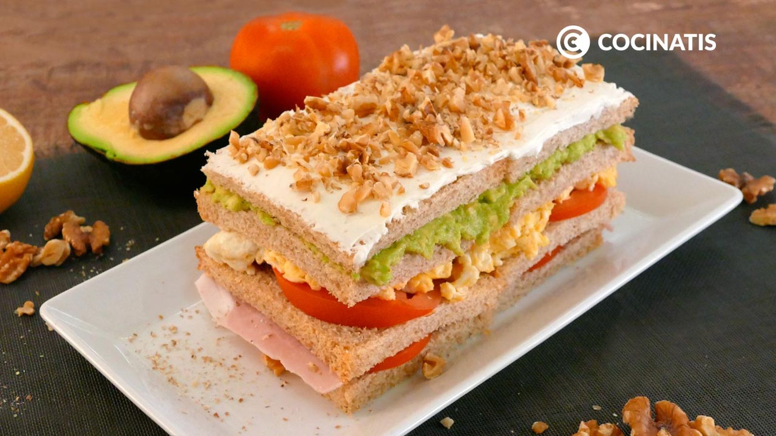 Receta de pastel salado con pan de molde Receta de pastel salado con pan de molde