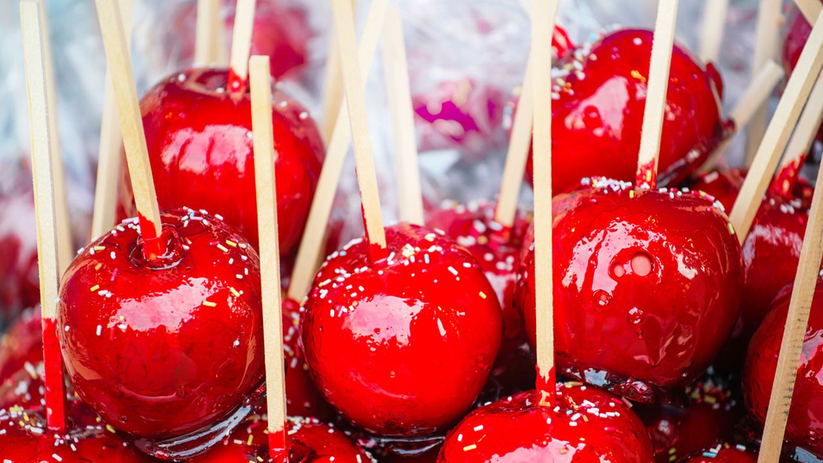 Las manzanas de caramelo, el clásico de las ferias