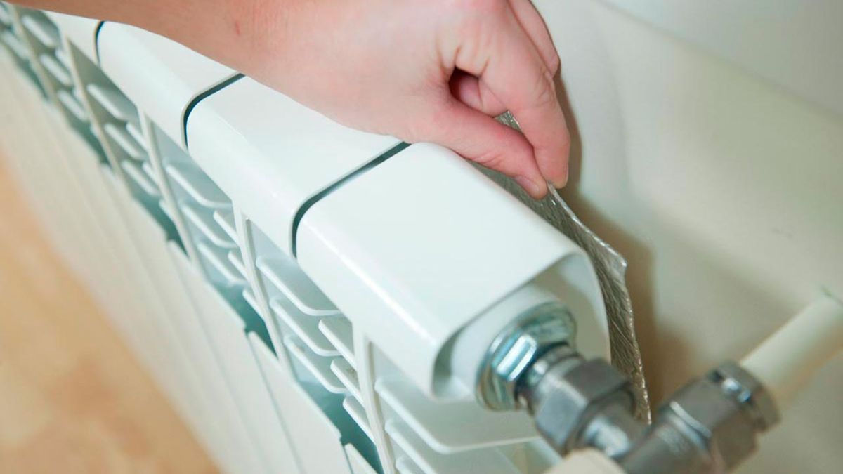 Lámina reflectante para radiador paso 6