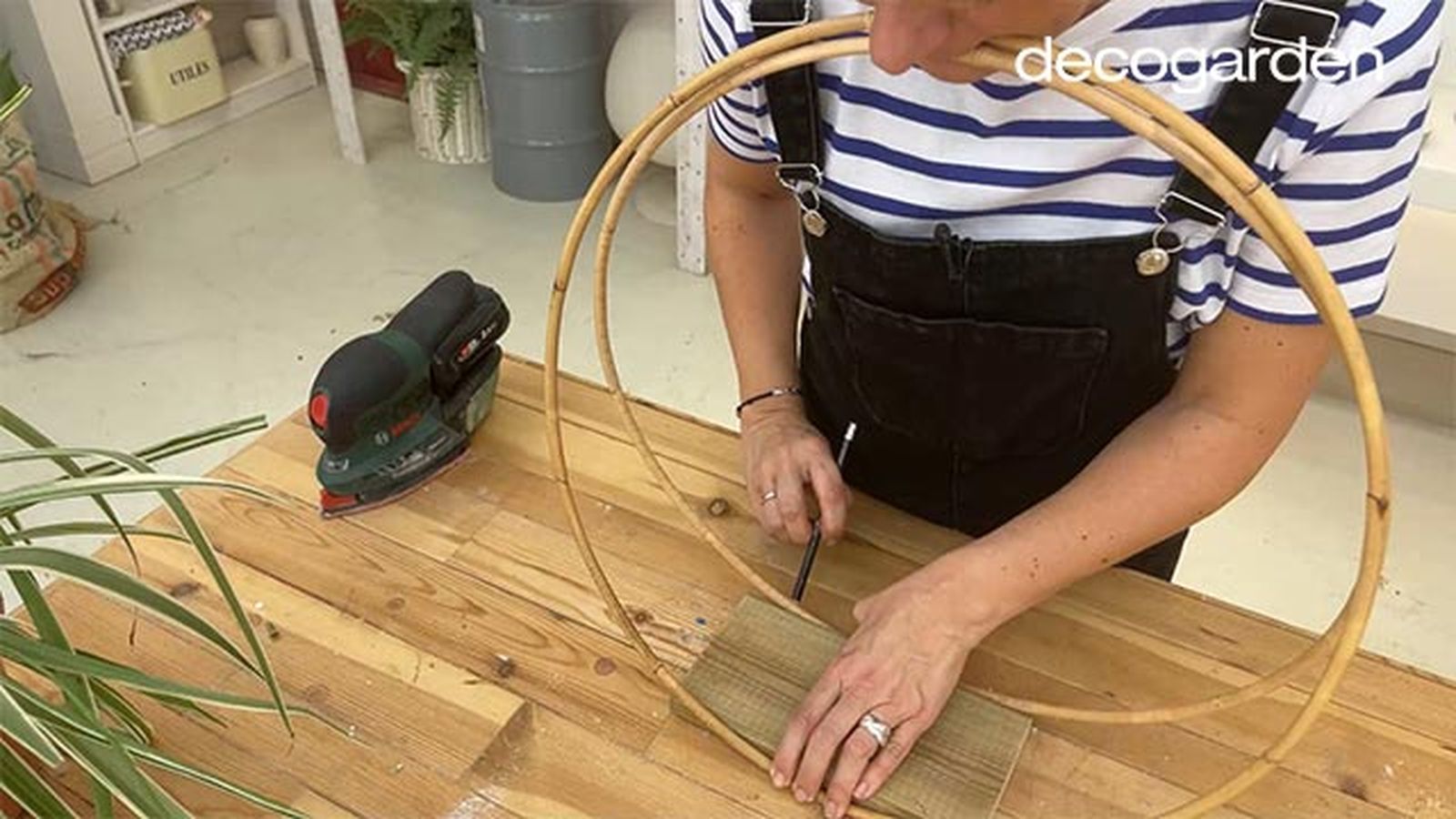 hacer soporte colgar plantas interior paso 5 hacer soporte colgar plantas interior paso 5