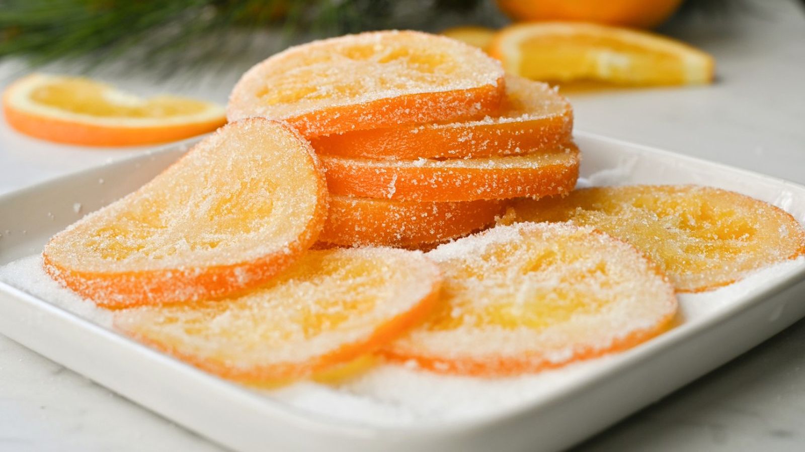 fruta escarchada