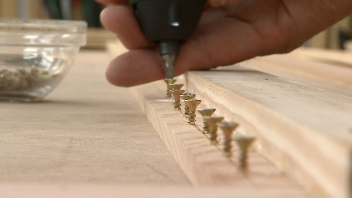 Cómo hacer un biombo de cuerdas paso 7