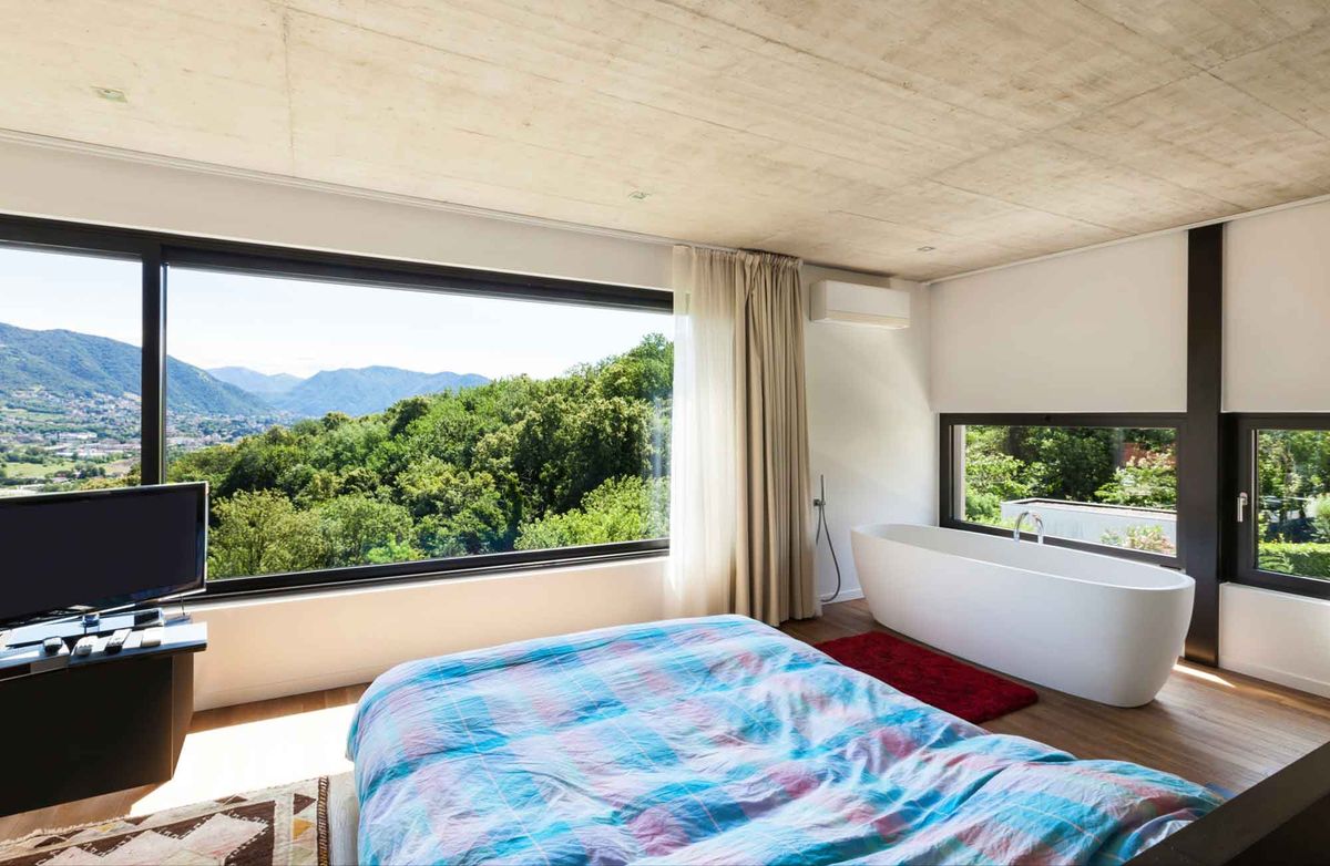 Baños abiertos al dormitorio 4