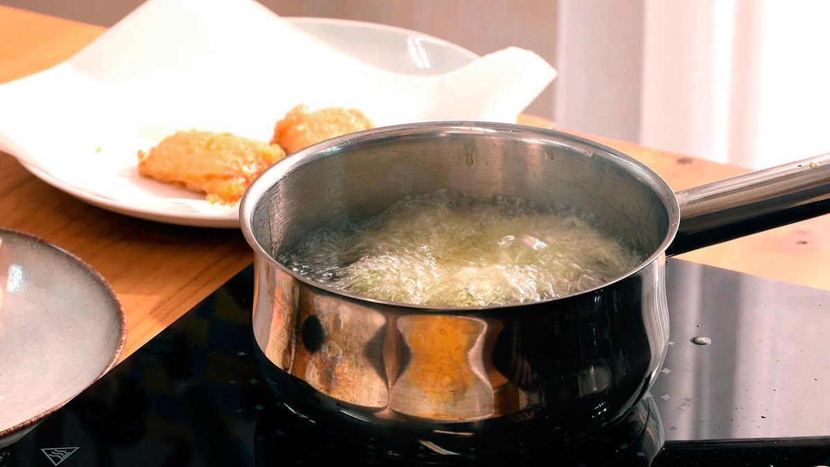 Pencas rellenas de jamón y queso   Paso 5