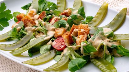 Ensalada de tirabeques