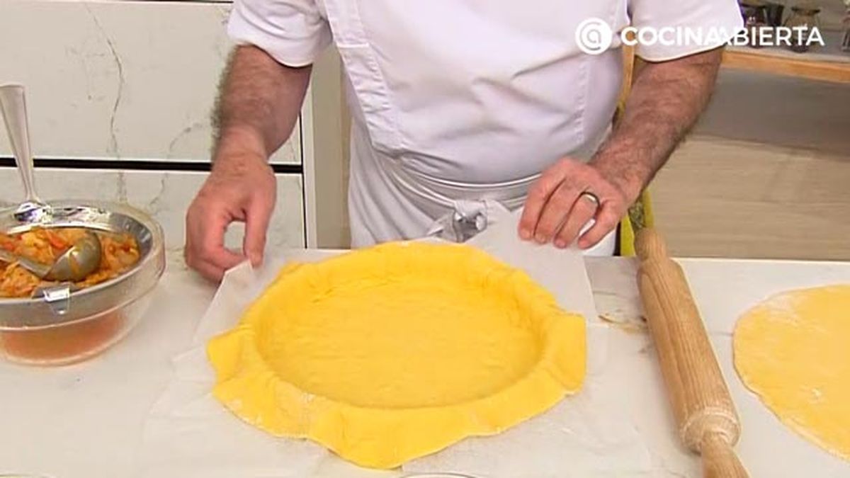 empanada gallega de parrochas receta karlos arguinano karl67680320 paso4