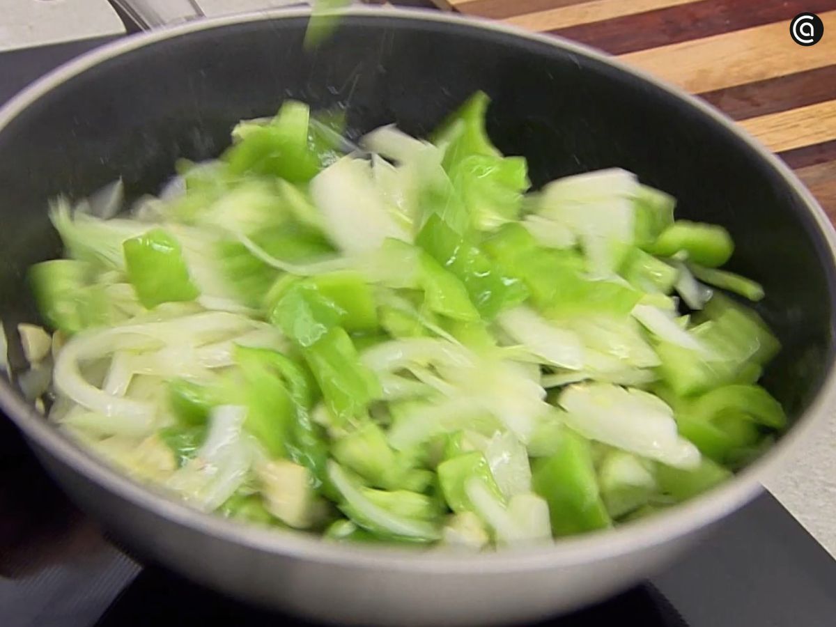 Pochamos las verduras