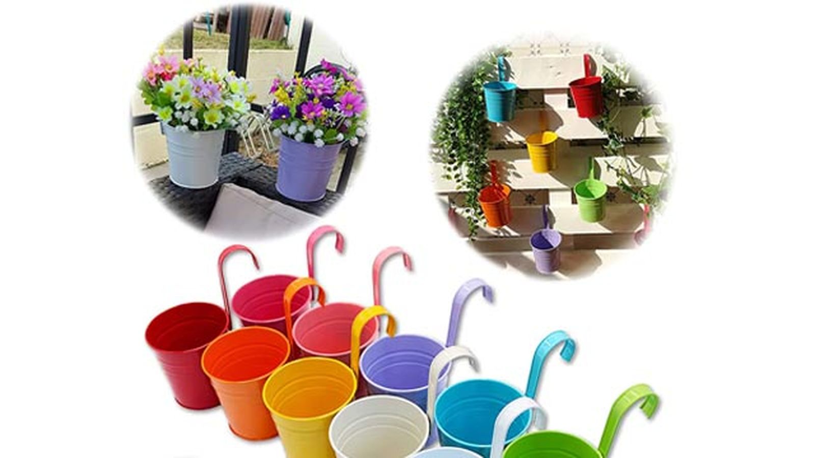 jarrones metal flores amazon