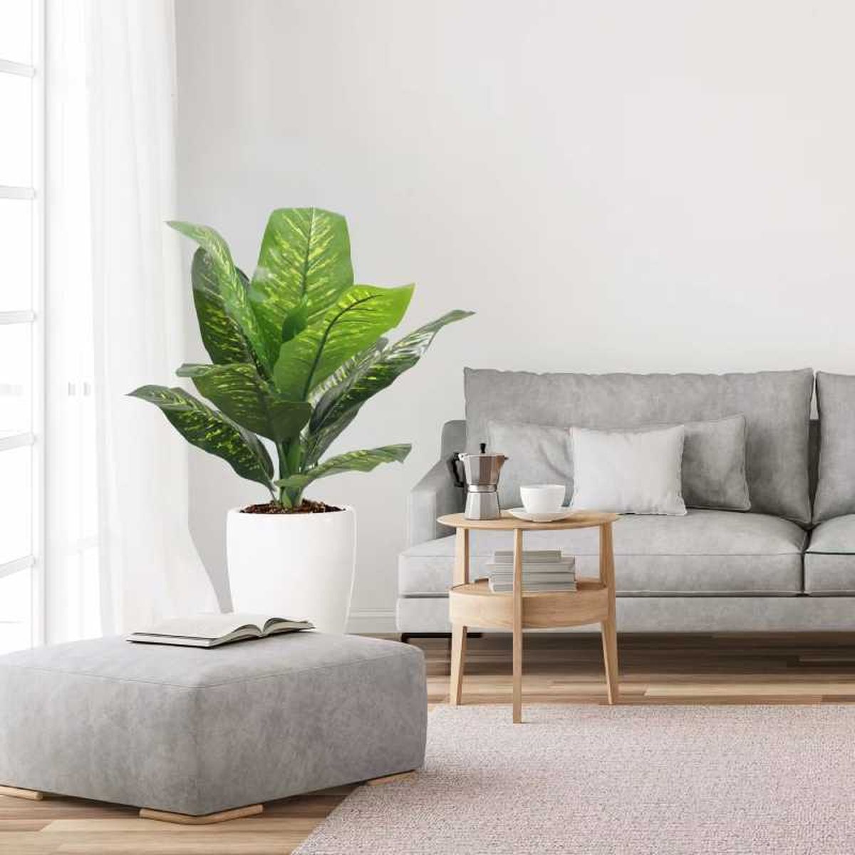 Planta artificial grande pothos.