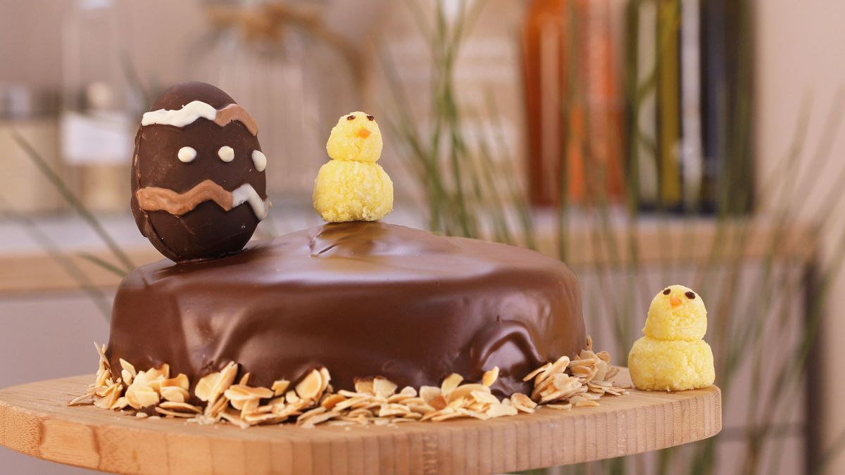 Receta mona de pascua de chocolate  paso 7