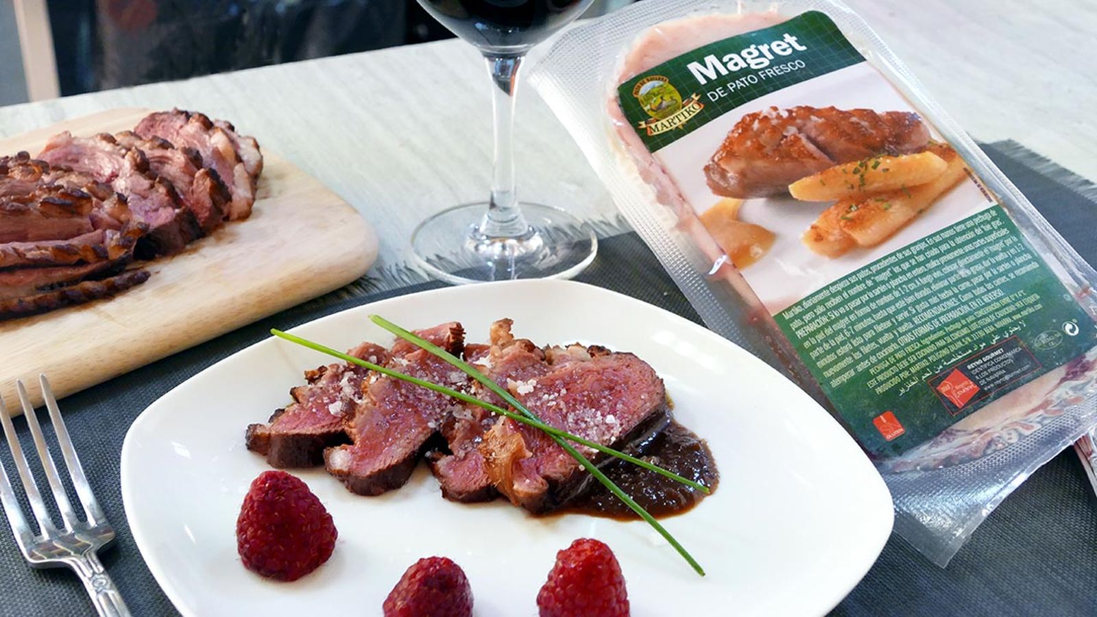 Receta de magret a la plancha con miel