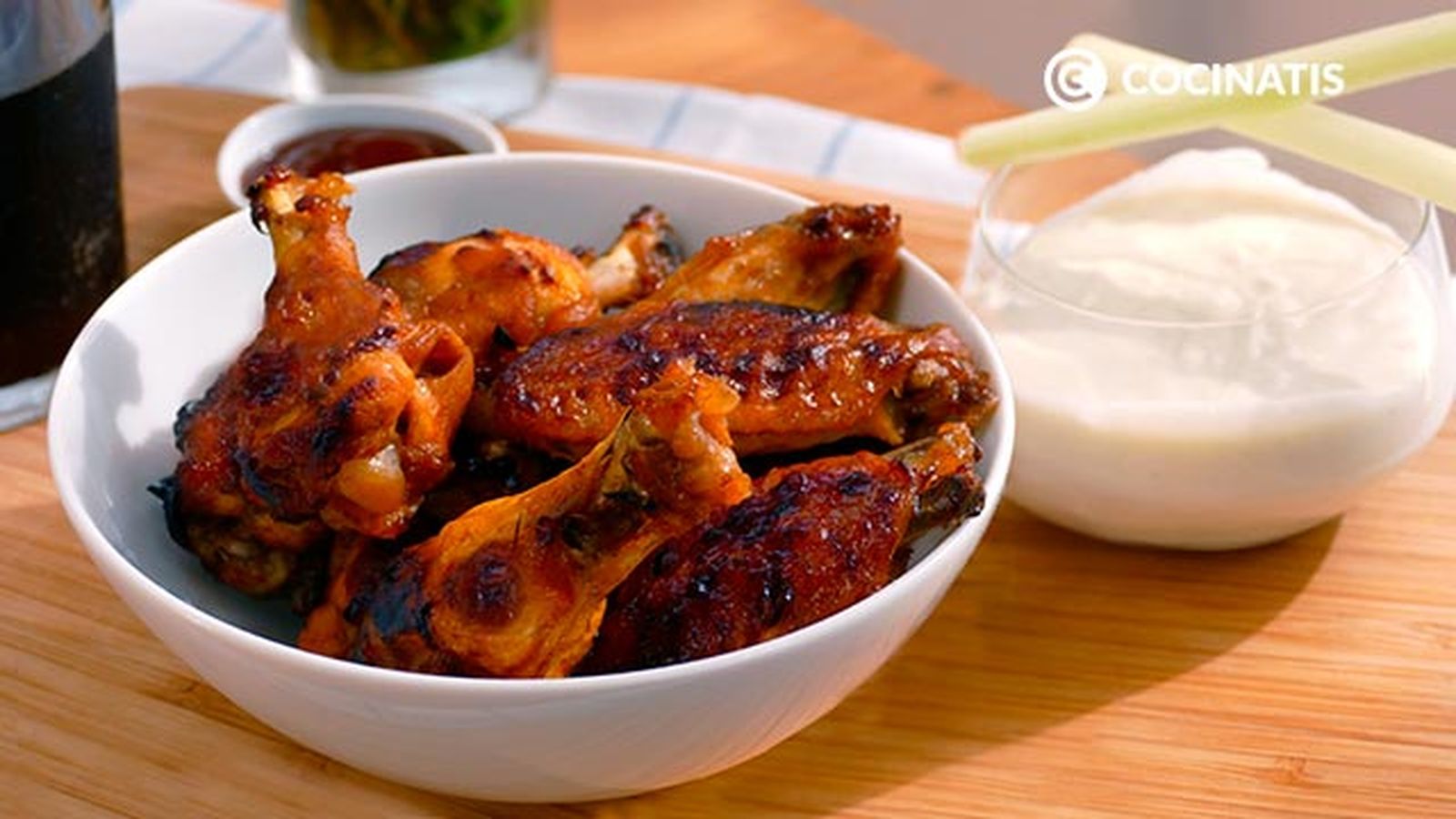 Alitas de pollo al estilo Buffalo