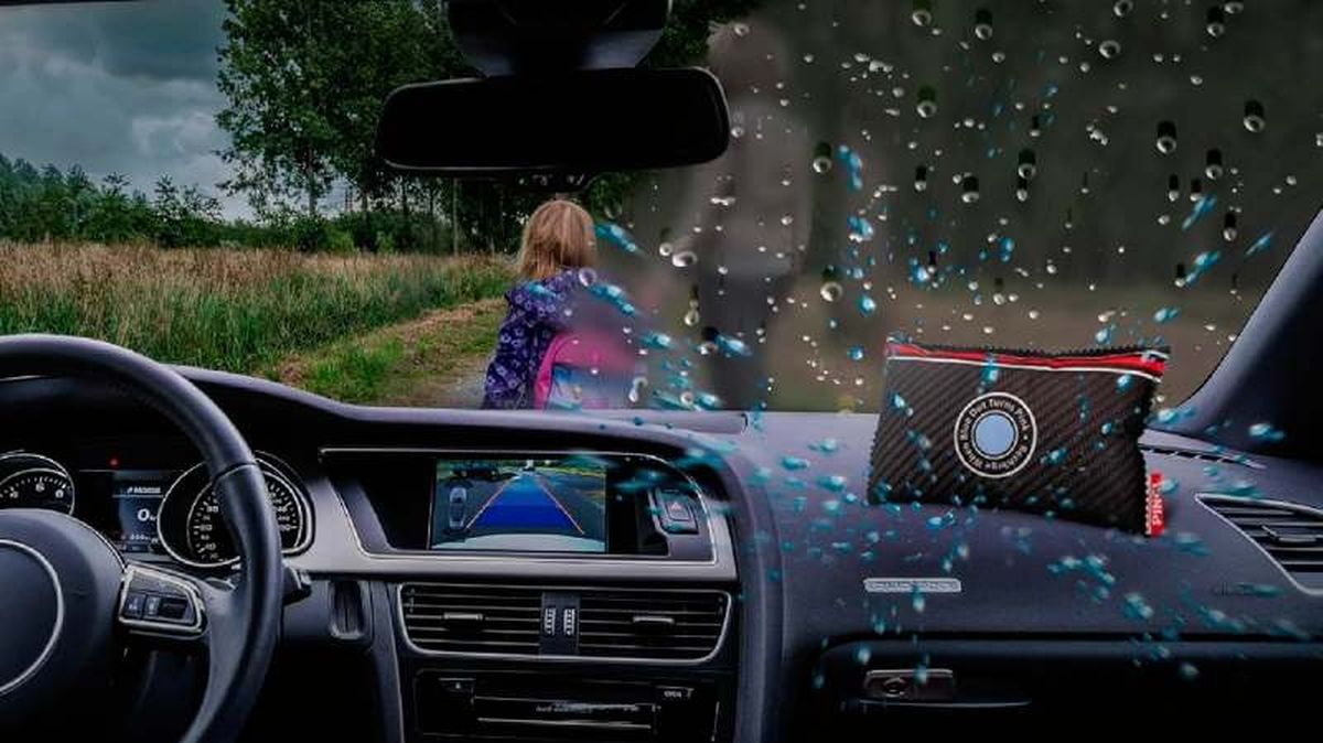 Deshumidificador PINGI en el coche