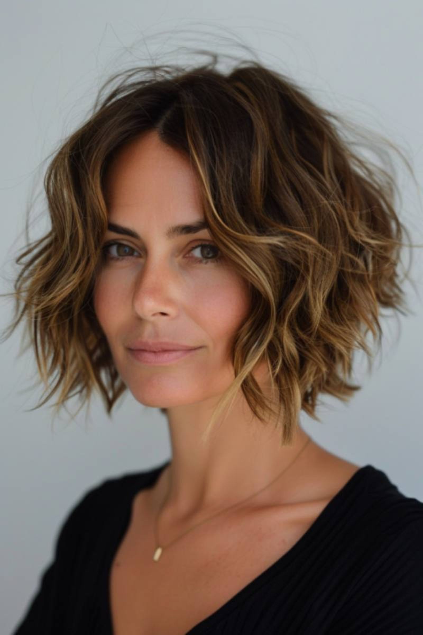 Corte de pelo bob texturizado Corte de pelo bob texturizado