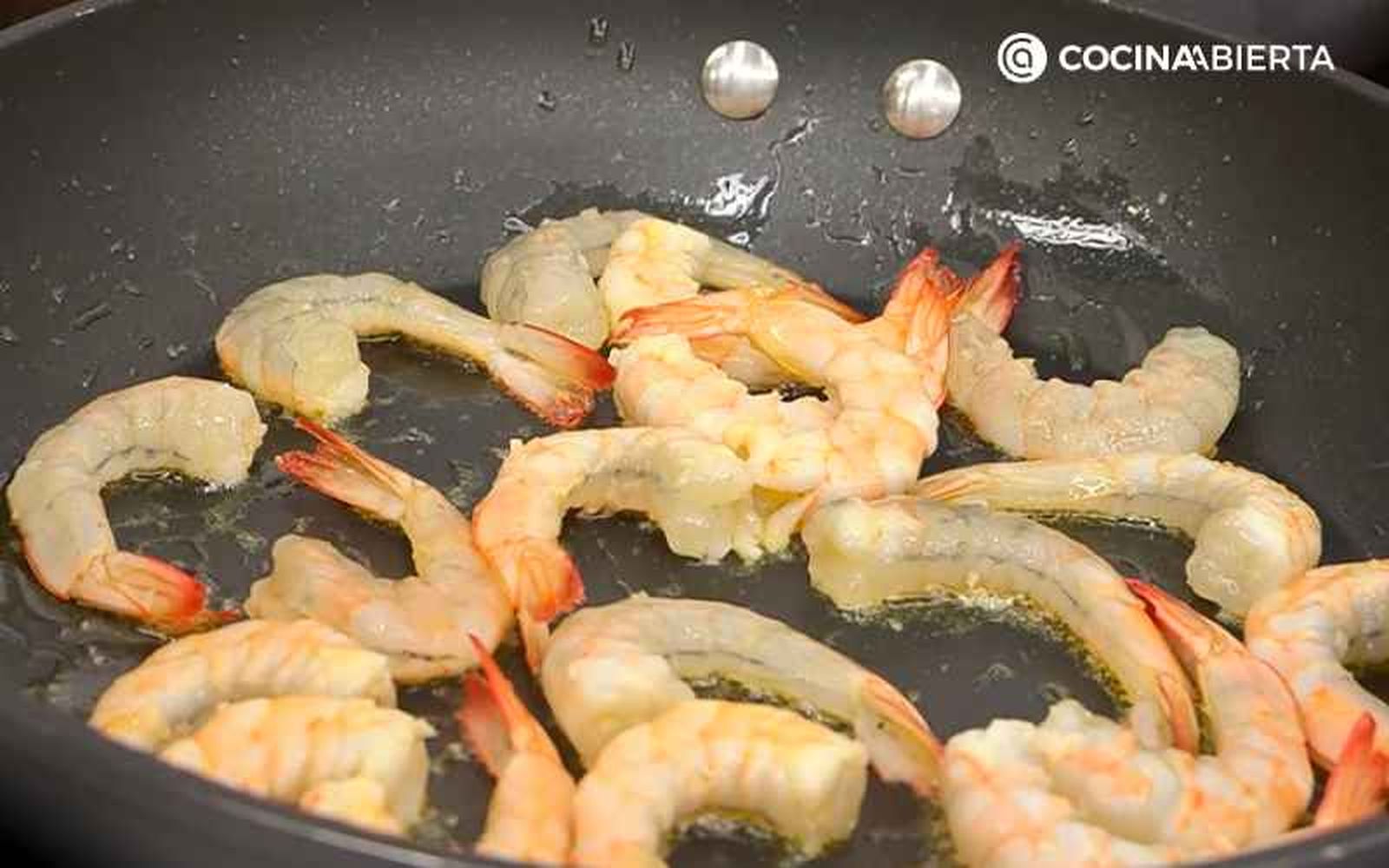 Cocina los langostinos Cocina los langostinos