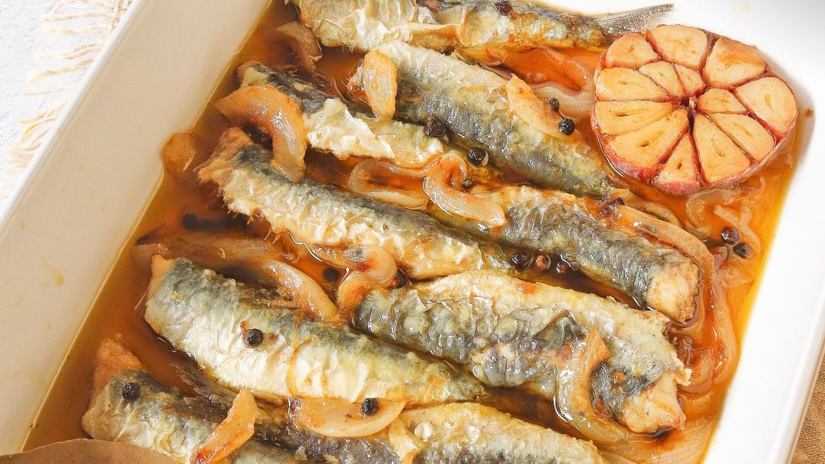 Sardinas en escabeche tradicional