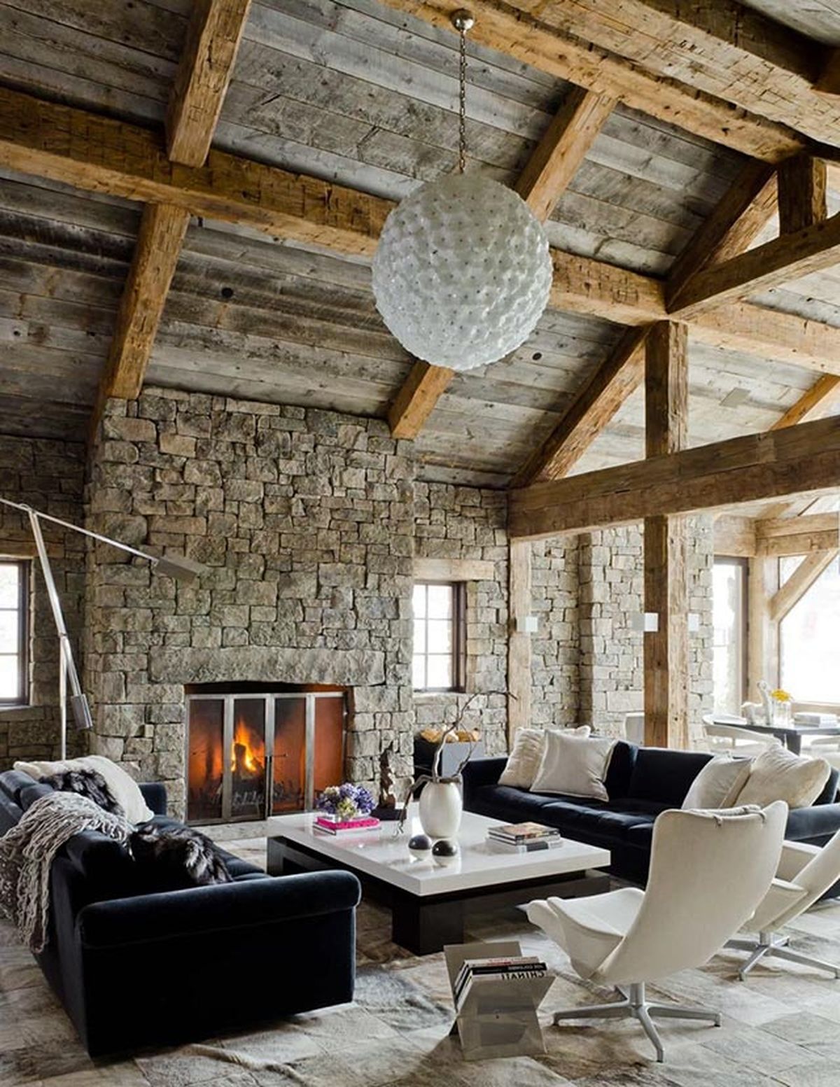 Claves para decorar casas de campo de estilo rustico moderno 11