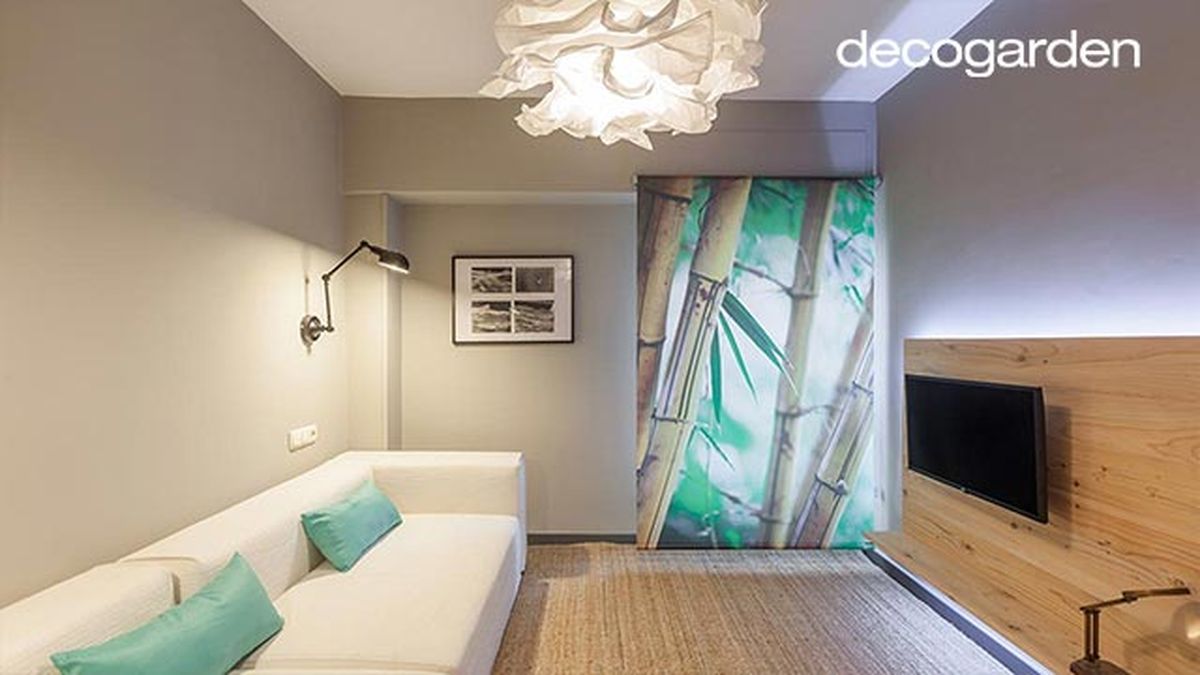 Transformar dormitorio anticuado en salon con decoracion zen despues 1