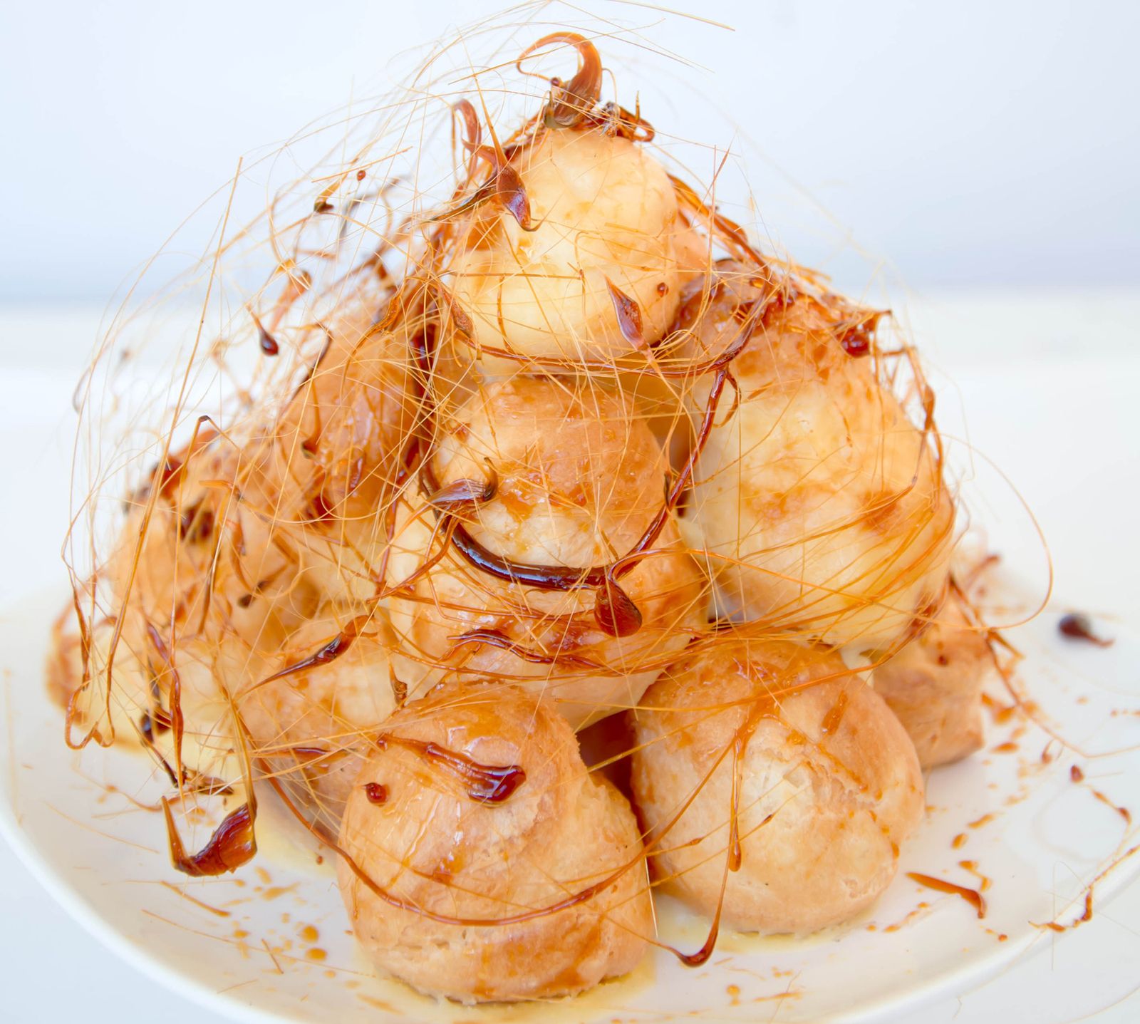 receta Croquembouche montaje receta Croquembouche montaje