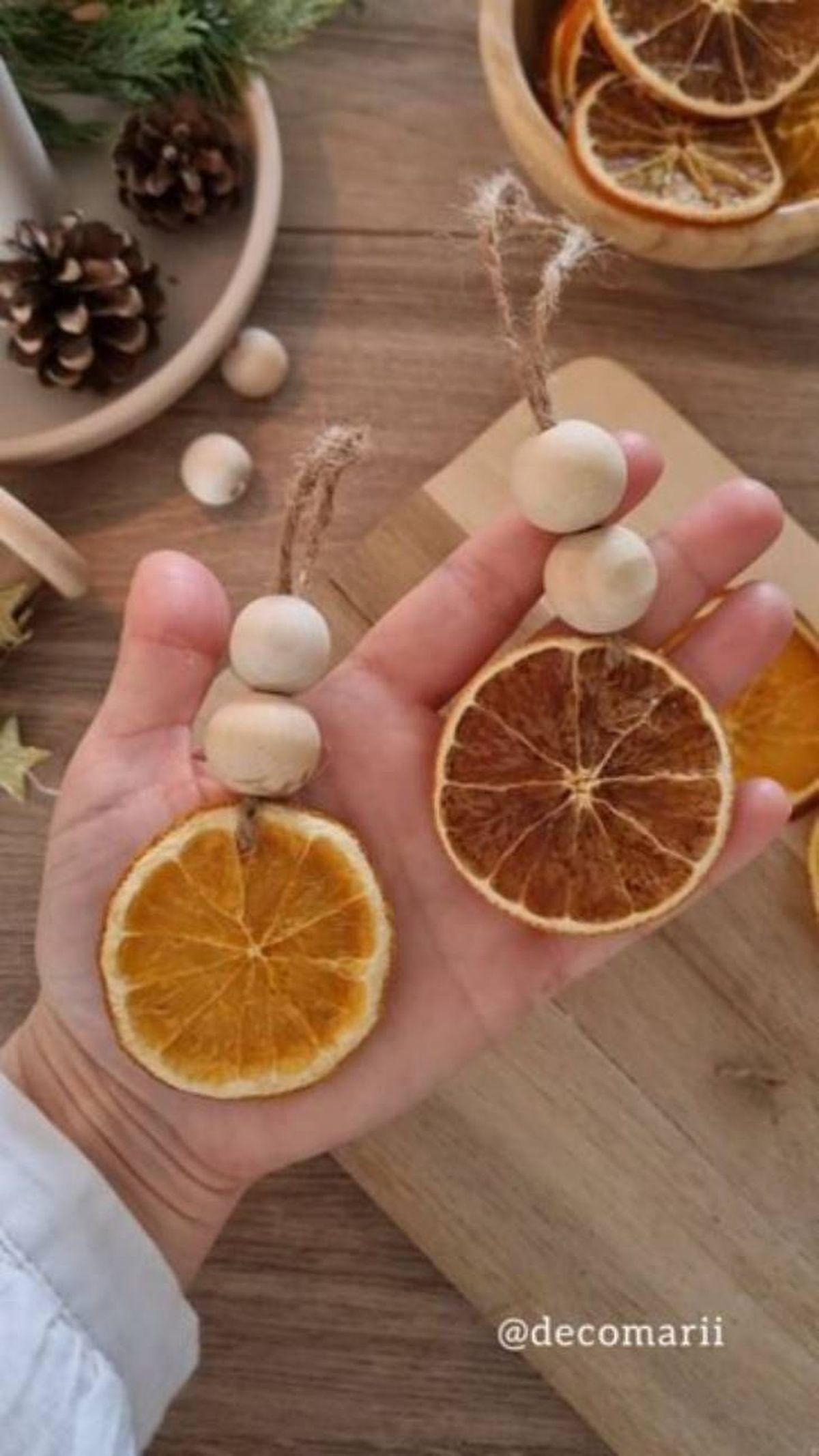 adornos reciclados arbol navidad naranjas pinterest