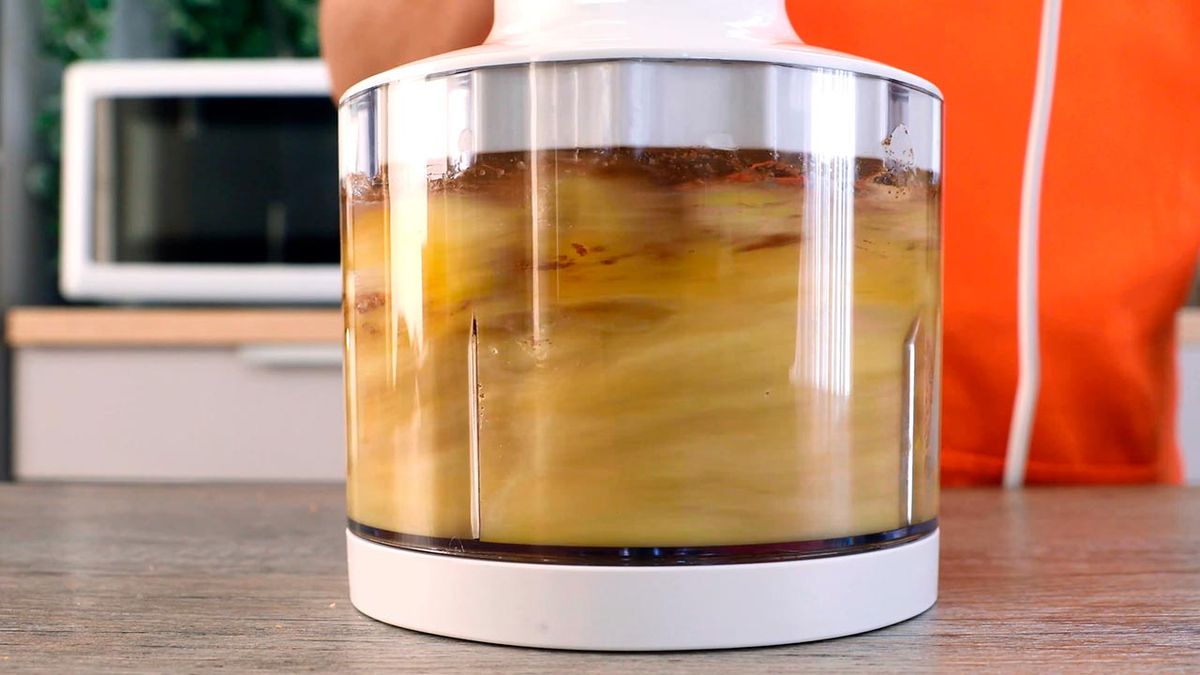 Receta de tortitas de plátano   paso 3