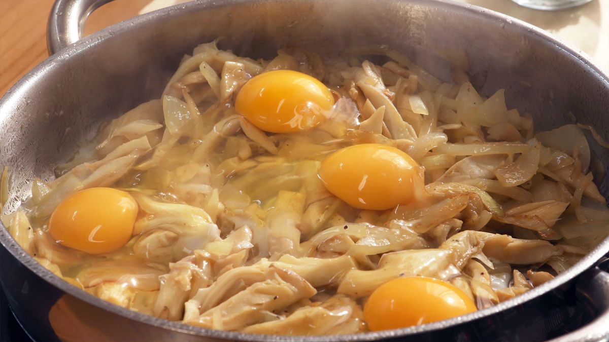 Receta revuelto de setas  paso 3