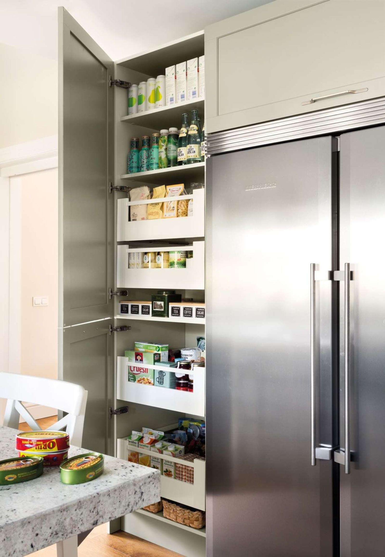 Armarios para almacenar alimentos