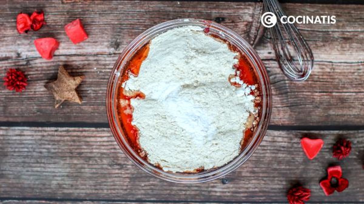 receta tarta red velvet para san valentin paso 2