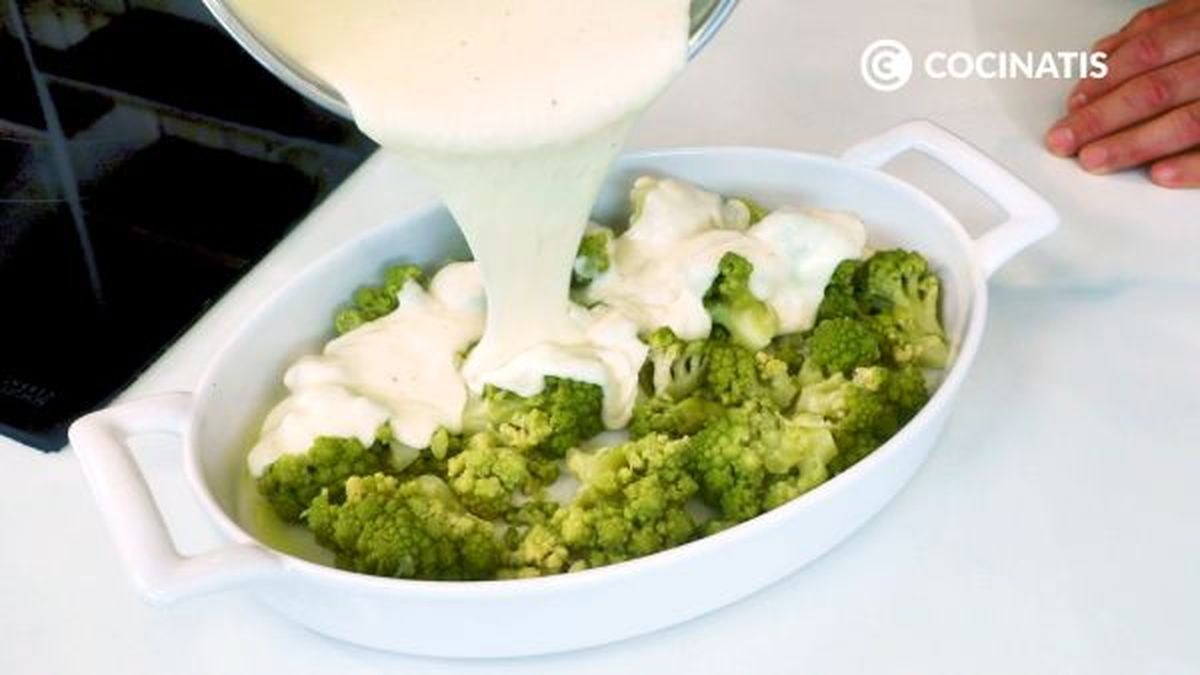 CTIS0980 receta romanescu al horno con bechamel paso 3