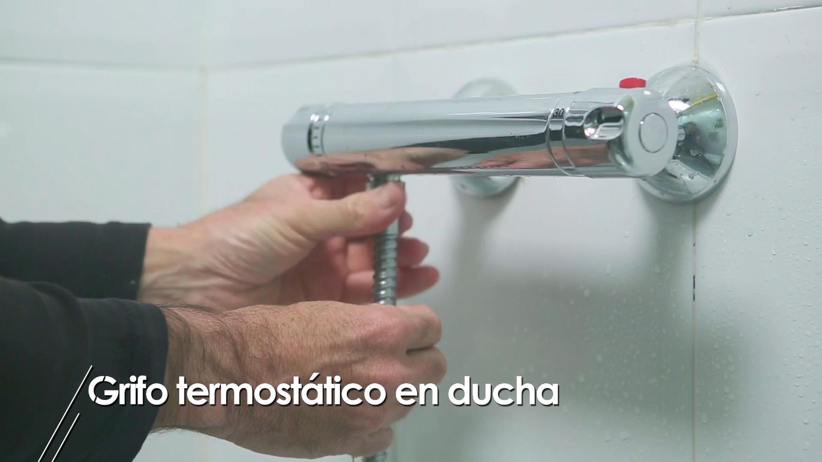 Cómo instalar un grifo termostático en la ducha paso 6 Cómo instalar un grifo termostático en la ducha paso 6