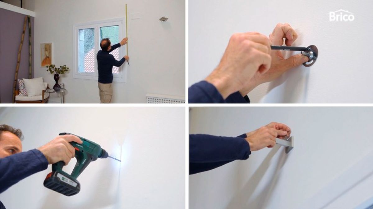 primeros pasos para colocar cortina