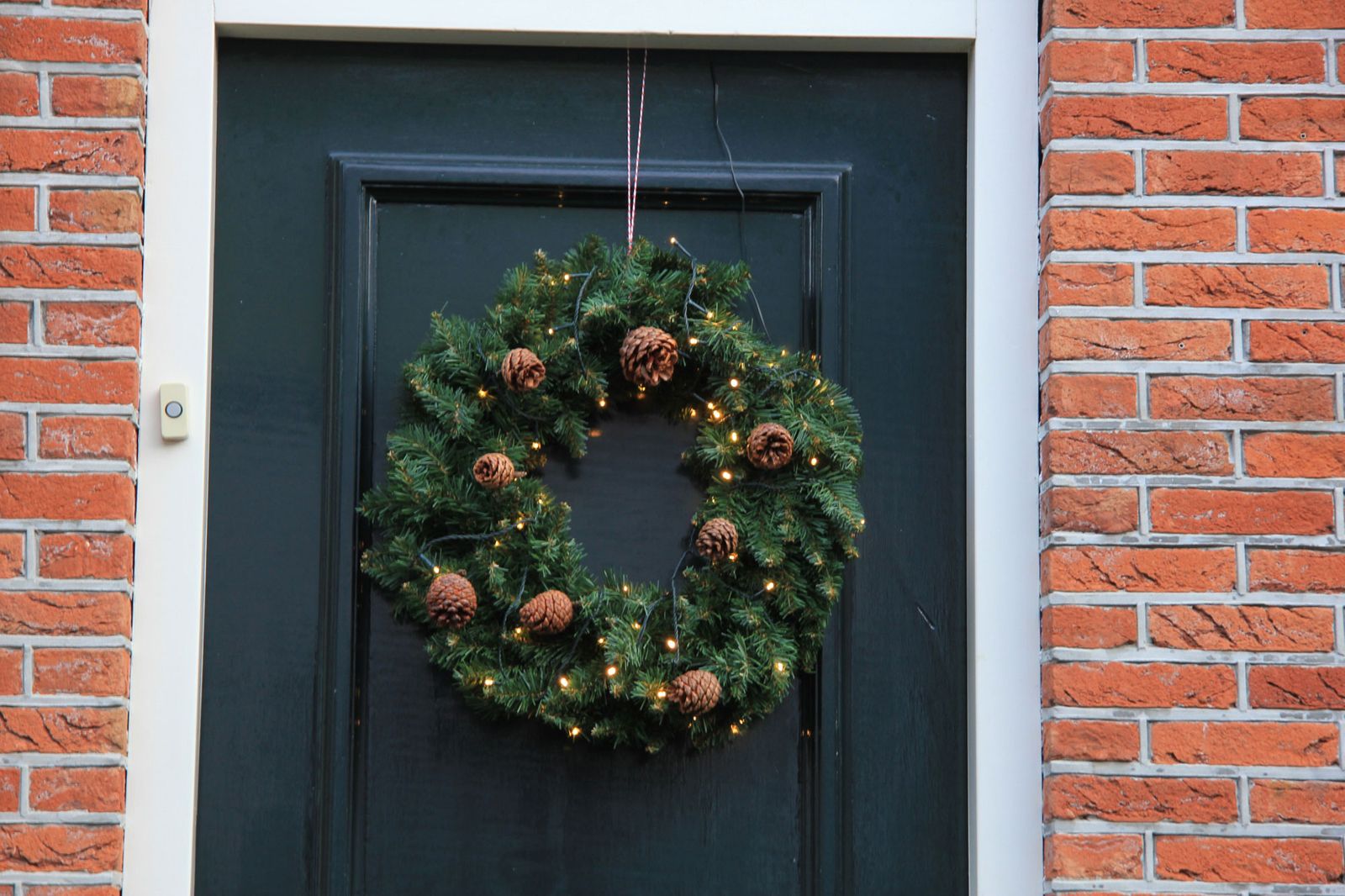 Adornos navideños para el exterior corona Adornos navideños para el exterior corona