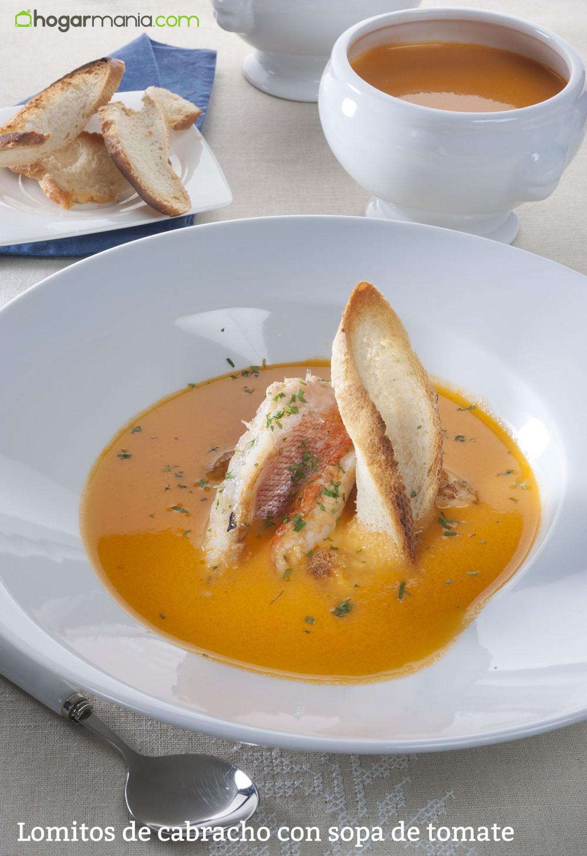 CABI0074 Amaia Lomitos de cabracho con sopa de tomate vertical xl