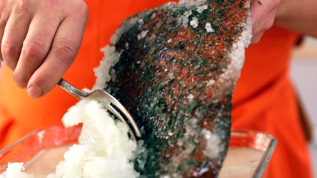 Salmón marinado  paso 5