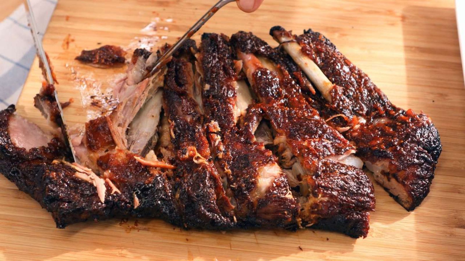 Costillas barbacoa al horno Paso 4 Costillas barbacoa al horno Paso 4